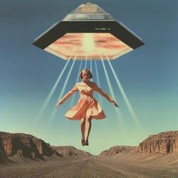 UFO-bortförande i öknen
