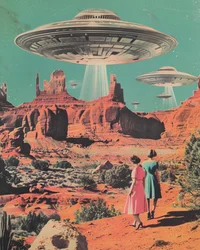 UFO-invasion i öknen