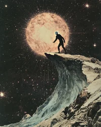 Mannen på den kosmiska klippan