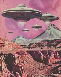 Retro Sci-Fi Canyon
