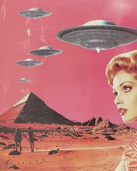 Retro UFO-invasion