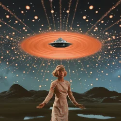 En surrealistisk utomjordisk landning