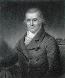 Caspar Wistar (1761-1818) graverad av William G. Jackman (fl.c.1841-60) (gravyr)