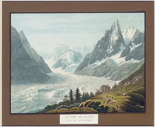 Ishavet, utsikt över Montanvert