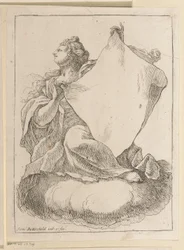 Kvinna med en trasa i händerna Olika mönster (serietitel) Opera Varia Historica, Poetica & Iconologica (serietitel)