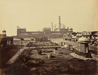 Delhi; Jumma Musjid, från norr