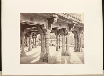 Futtypore Sikri; uthuggna pelare i Panch Mehal