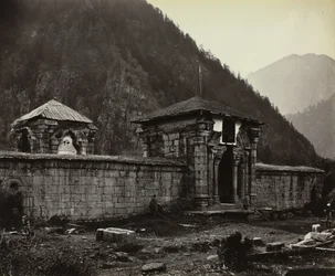 Templet i Naveshera, Kashmir, Indien