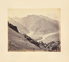 Sammanflödet av floderna Peen och Spiti, från Dunkar