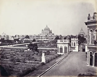 Utsikt i Qaisar Bagh-palatset