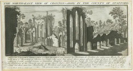 Croxden Abbey: gravyr