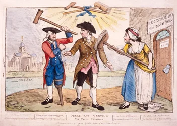 "Mars och Venus, eller Sir Cecil tuktas", 1784
