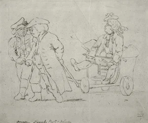 "Boswells pittoreska skönheter" av Samuel Collings (fl. 1780-90)