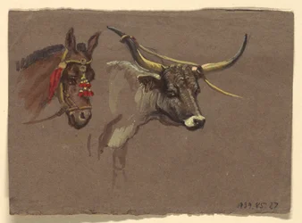 Teckning, Studier från Italien, 1872-73