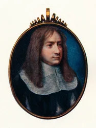 Ludowich Muggleton, grundare av Muggletonians sekt, c1652.