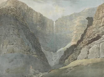 Rocky Gorge med ett vattenfall