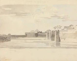 Östra porten vid Tanjore (S. Indien)