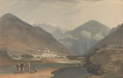 Bhutans tidigare vinterhuvudstad i Punakha Dzong