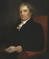 Noah Webster (1758 - 1843) (färglitografi)