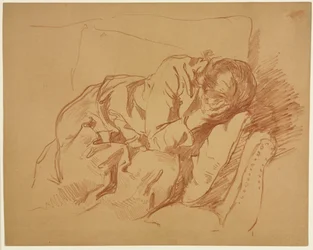 Beklagande kvinna Sarah H. Crone, 1880- eller 1890-talen.