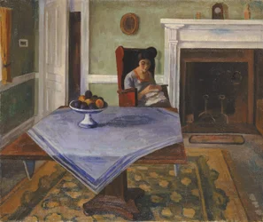 Gårdsinredning, ca. 1924.