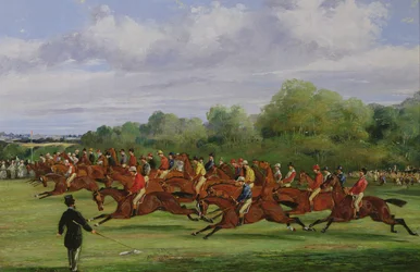 The Start of the 1862 Derby, 1862 (se 451913 för par)