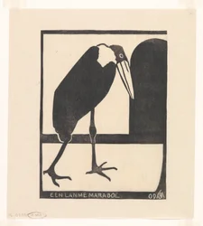 En halt marabou