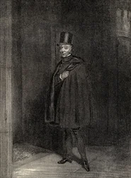 The Duke Entering the House of Lords, illustration från "Memoirs of Eminent Etonians", av Sir Edward Creasy publicerad London 1876