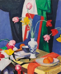 Stilleben med tulpaner, ca 1919 (olja på duk)