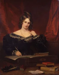 Mary Shelley (1797-1851) - par Stump, Samuel John (1778-1863)