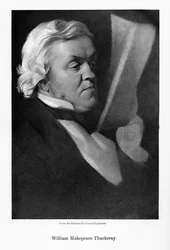 William Makepeace Thackeray, engelsk författare, c1864.