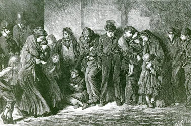 Huslös och hungrig, 1869
