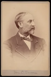 Porträtt av Charles Devens 1820-1891, före 1891.