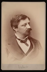 Porträtt av Edward Selmar Siebert 1856-1944, 1879.