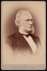 Porträtt av George Frisbie Hoar 1826-1904, mellan 1876 och 1880.