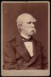 Porträtt av Horace Capron 1804-1885, före 1885.