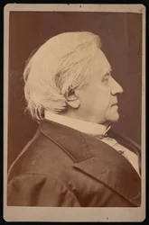 Porträtt av Joseph Henry 1797-1878, december 1875.