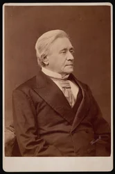 Porträtt av Joseph Henry 1797-1878, december 1875.