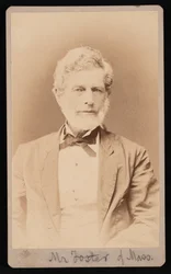 Porträtt av Mr. Foster av Massachusetts, mellan 1876 och 1880.