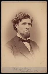 Porträtt av pastor Howe, mellan 1876 och 1880.