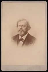 Porträtt av Townend Glover 1813-1883, 1878.