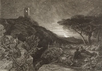 The Lonely Tower, 1879 (etsning)