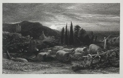 Den stigande månen, 1857.