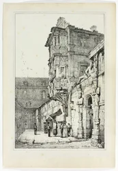 Ancien Palais, Bamberg, efter faksimil av skisser utförda i Flandern och Tyskland