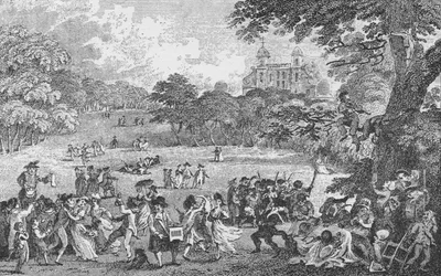 I Greenwich Park på pingstmåndagen, c1802, 1912.