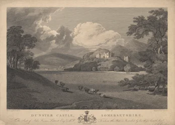 North East View of Dunster Castle, Somersetshire