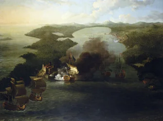 Spaniens kolonialkrig: erövringen av Porto Bello (eller Puerto Bello) (Argentina), 21 november