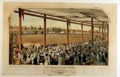 The Grand Cricket Match: All England Eleven mot Twenty Two of New South Wales