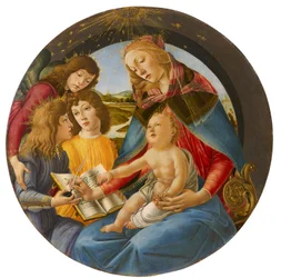 Italienska: Madonna av Magnificat Madonna av Magnificat