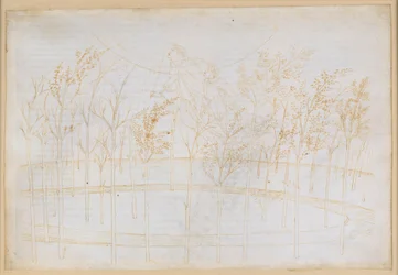 La Divina Commedia, Paradiso I: Uppstigningen till eldhimlen. Beatrice förklarar för Dante hur universum fungerar